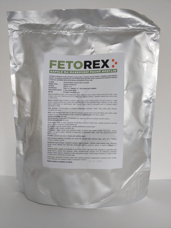 Fetorex - kapsule na maskovanie pachu rastlín (50ks)